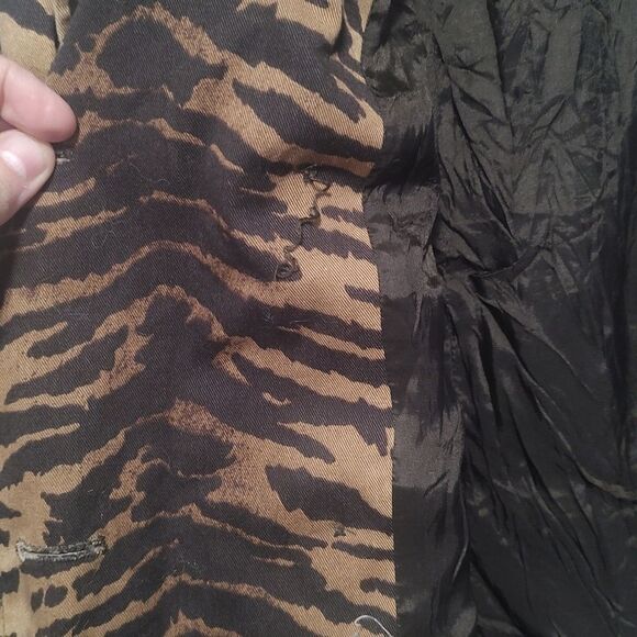 Jones New York Work Tiger Print Blazer Jacket Women's Size Large - Picture 2 of 12